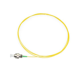 Màu vàng FC sợi quang Patch Cord, 0.9mm đường kính sợi đơn Pigtails sợi quang