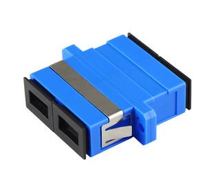 Single Mode Fiber Optic Adapter / Bộ chuyển đổi Duplex SC với clip vật liệu nhựa