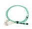 3.3 Ft MPO MTP Cable 50/125 Multimode, Quạt - Out Cáp quang Patch Cord