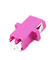 Bộ chuyển đổi quang điện OM4 màu hồng cho Duplex LC Patch dây