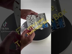 Hộp kết thúc FTTH nhựa trong nhà, Hộp kết thúc cáp ngoài tường 2 sợi