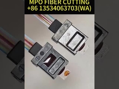 Green MPO Fiber Cable Multi Mode OM3 8 Core 10 Meter cho QSFP / Transceiver