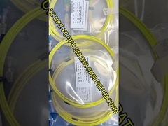 Duplex Fiber Optical Patch Cord 2.0mm 2m LSZH E2000 APC Connector màu vàng