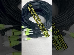0.9mm 12 màu sợi quang Pigtail SC E2000 FC ST Connector