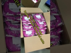 Vật liệu PVC sợi quang dây đệm 10 mét chiều dài LC DX MM 2.0 đường kính cho CATV