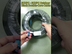 FTTH ngoài trời sợi quang patch cáp / sợi thả cáp SC SC kết nối