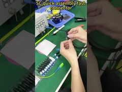 Đầu nối cáp quang SC UPC 2.0mm 90N có thể lắp đặt tại hiện trường