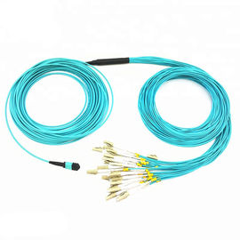 12 Strand MPO MTP Cable Chiều dài tùy chỉnh 33 Chân Nam / Nữ Loại kết nối