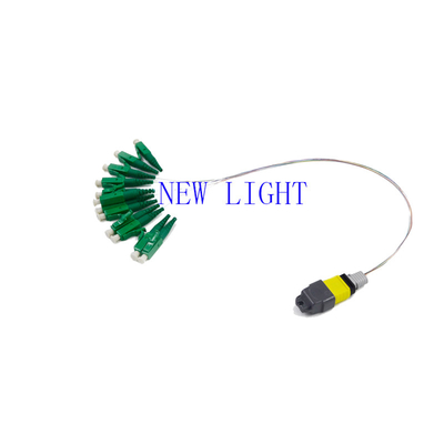 Mua OM3 PVC MPO MPO Patch Cord 12 Core 3.0mm Suy hao chèn thấp cho Trung tâm dữ liệu online manufacture