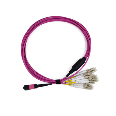 Mua 8/12/16/24 sợi Cáp MPO MTP Trunk trước khi kết thúc cho LANS / WANS / FTTX online manufacture