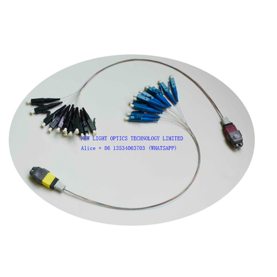 Mua 8 lõi nữ MTP đến cáp LC Phân cực B Hội nghị toàn thể Loại chế độ OM4 online manufacture