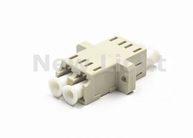 Mua Màu trắng LC Adapter cáp quang ABS Vật liệu LC SC Adapter Với mặt bích online manufacture