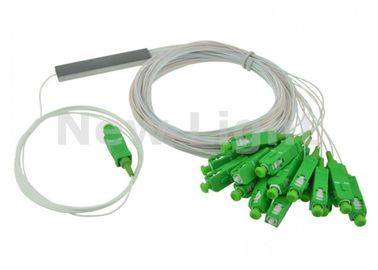 Mua 0,9mm Đường kính Mini 1x16 PLC Splitter, E-Gpon Single Mode SC APC Splitter online manufacture