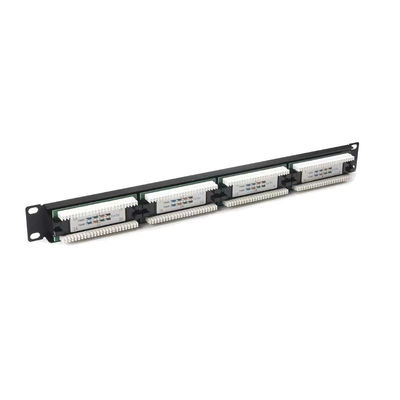Mua 24 Port Rack Mountable RJ45 Ethernet Patch Panel tương thích với cáp Cat5e đến Cat7 online manufacture