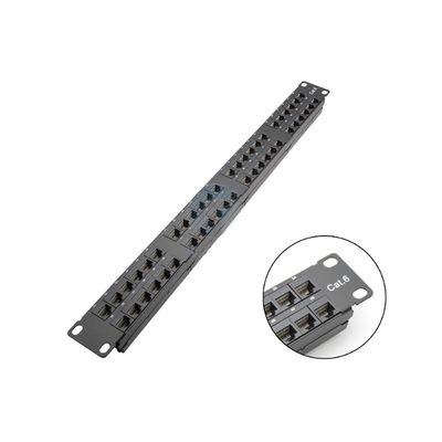 Mua 24 Cổng 1U Chiều cao RJ45 Patch Panel với cấu trúc kim loại cho mạng Ethernet gắn rack online manufacture