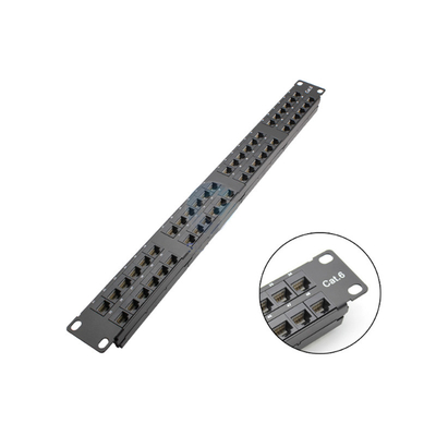 Mua Quản lý cáp linh hoạt 1U Network Patch Panel Rack Thiết kế kim loại gắn online manufacture