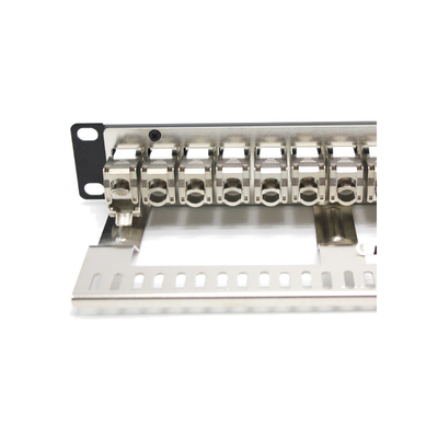 Mua RoHS chứng nhận Black Metal RJ45 Ethernet Patch Panel để lắp đặt rack online manufacture