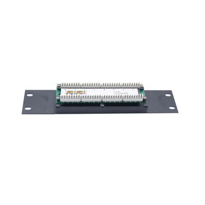 Mua Bảng vá RJ45 được chấm dứt trước bằng kim loại đen với chiều cao 1U 2U và Quản lý cáp cho Mạng Ethernet online manufacture