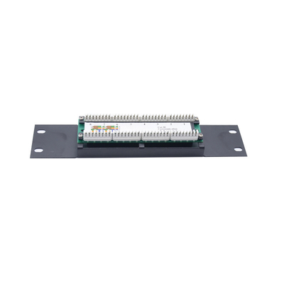 Mua Black 1U 2U Metal Pre Terminated Ethernet Patch Panel với quản lý cáp online manufacture