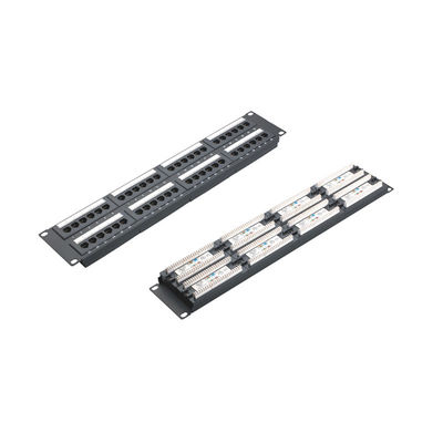 Mua Bảng vá Ethernet RJ45 có che chắn, gắn giá đỡ với Quản lý cáp cho Mạng tốc độ cao online manufacture