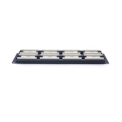 Mua 1U 2U Black Metal RJ45 Patch Panel với Krone IDC Termination cho quản lý cáp Ethernet online manufacture