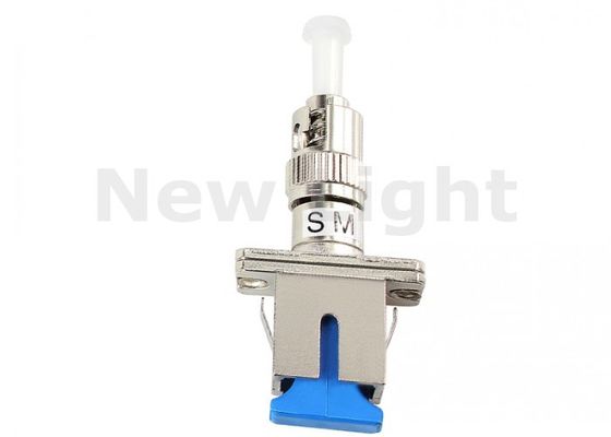 Mua Màn hình kim loại vuông SC TO ST Adapter sợi quang với tổn thất chèn thấp và tay áo gốm nhập khẩu cho mạng viễn thông online manufacture
