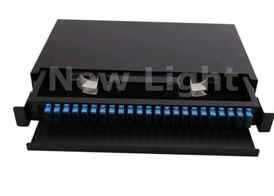 Mua 19 Inch Rack Mount 24 Port Fiber Optic Distribution Box cho cáp đầu cuối và khung phân phối sợi quang online manufacture