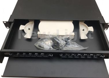 Mua Khung phân phối cáp quang kéo dài 19 inch 12 Cổng kết nối Rack Mount Fiber Patch Panel online manufacture