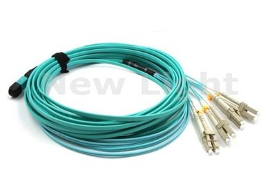 Mua 3 Mét MPO MTP Cáp OM3 8 Cáp quang Đa dãy cáp cho Module QSFP / SR online manufacture