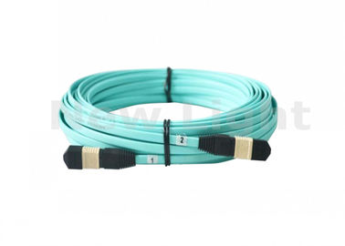 Mua 15 mét Đồng hồ MPO MTP Cáp OM3 12 Cáp quang Đa dãy cho Module QSFP / SR online manufacture