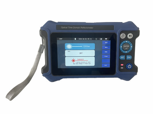 Mua Máy kiểm tra cáp quang OTDR cầm tay với bước sóng 1310/1550nm, khoảng cách đo 100KM và màn hình cảm ứng online manufacture