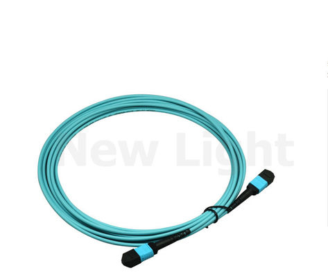 Mua 12 lõi loại B MPO MTP Patch Cord với chiều dài tùy chỉnh cho mạng dữ liệu tốc độ cao online manufacture