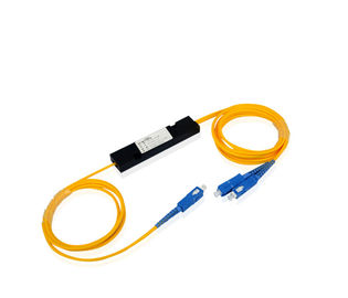 Mua Chế độ đơn 1 X 2 Bộ tách sợi quang SC / UPC Ứng dụng hệ thống PLC CATV / FTTX online manufacture