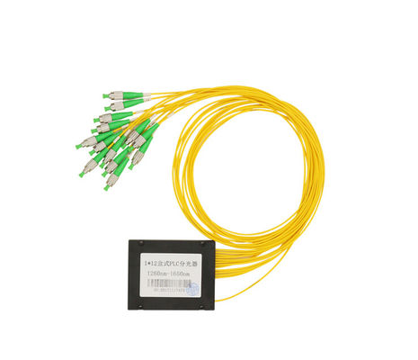 Mua 1X12 FC APC Fiber Optic Splitter với sóng hoạt động 1260-1650 nm và bảo hành 3 năm online manufacture