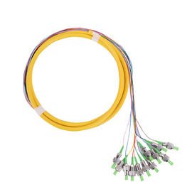 Mua Màu vàng sợi quang Pigtail bị ràng buộc ống ST APC 0.3 DB chèn mất online manufacture