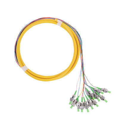 Mua ST APC Connector Fiber Optic Pigtail với mất tích chèn 0,3 dB và ống 12 lõi online manufacture