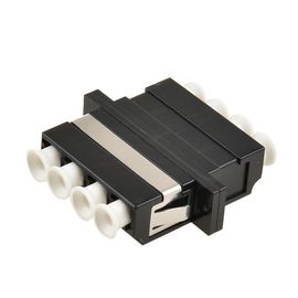 Mua Bộ điều hợp cáp quang bốn lõi màu đen cho đầu nối SC / dây vá online manufacture
