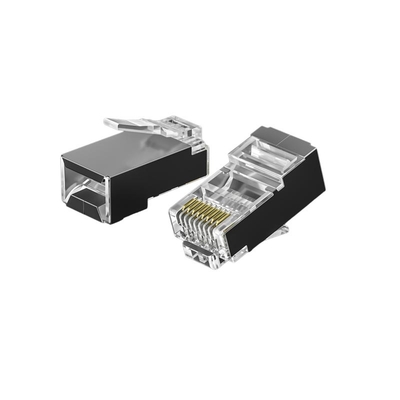 Mua Các phích cắm mô-đun CAT6 hiệu suất cao - vàng 50U, Fluke Pass, minh bạch và không bị rối online manufacture