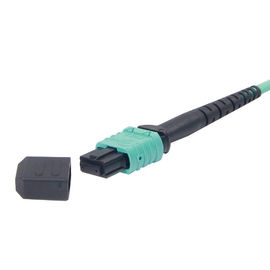 Mua 3.3ft MPO-MPO fan ra Patch Cord, 40GbE 8 lõi sợi cho QSFP thu phát ứng dụng OM3 online manufacture