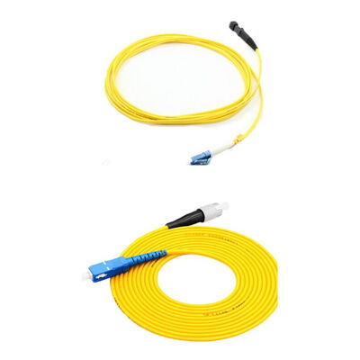 Mua Cáp nối quang đơn mode mỏng 0.9mm đến chắc chắn 3.0mm với đầu nối SC LC FC ST cho Trung tâm dữ liệu và Sử dụng ngoài trời online manufacture