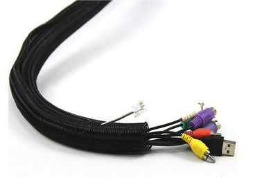 Mua Bảo vệ chống cháy Công cụ sợi quang Net PET / nylon chống cháy cáp tay áo online manufacture