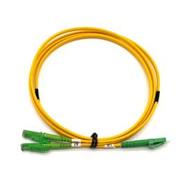 Mua Vỏ ngoài màu vàng E2000 Patch Dây cáp quang APC Đầu nối kim loại SM DX PVC Trong nhà online manufacture