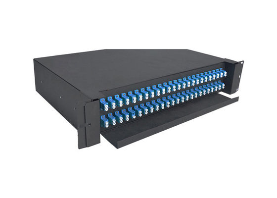 Mua 19 inch 24 Port Rack Mount Fiber Optic Patch Panel cho Trung tâm dữ liệu và cài đặt đã hoàn thành online manufacture
