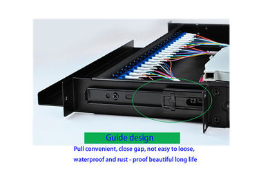 Mua Kích thước tiêu chuẩn Khung phân phối sợi quang đa chế độ 24LC / SC Thiết kế giá đỡ online manufacture