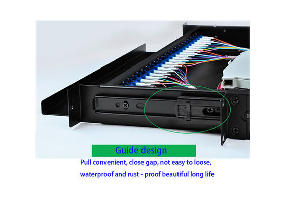 Mua Khung phân phối sợi quang đa chế độ có kích thước tiêu chuẩn với bộ điều hợp 24LC / SC và thiết kế đệm gắn cho mạng FTTH online manufacture