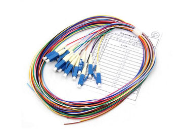 Mua Chế độ đơn sợi quang Pigtail 12 màu Đầu nối SC / APC 0,9mm online manufacture