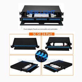 Mua Bảng điều khiển sợi quang Mount Mount Multimode / Bảng điều khiển sợi quang 48 cổng 19 inch online manufacture