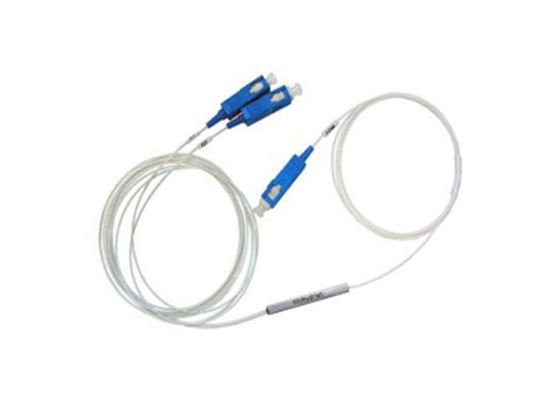 Mua 1x2 Mini Type PLC Fiber Optic Splitter với ống thép không gỉ cho các ứng dụng chế độ duy nhất online manufacture