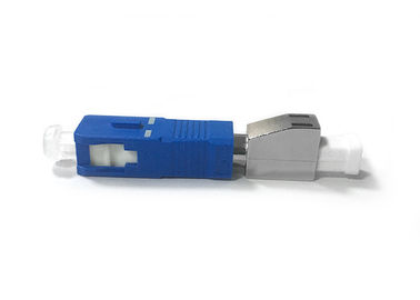 Mua Bộ chuyển đổi sợi quang đơn chế độ SC / PC Nam sang LC / PC Nữ có cổng LC kim loại online manufacture