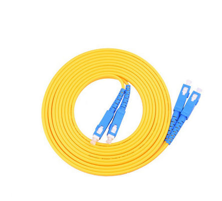 Mua Dây vá cáp quang Duplex màu xanh dương SC UPC Single Mode 1310nm với cáp G652D và Suy hao chèn ≤0.3dB online manufacture